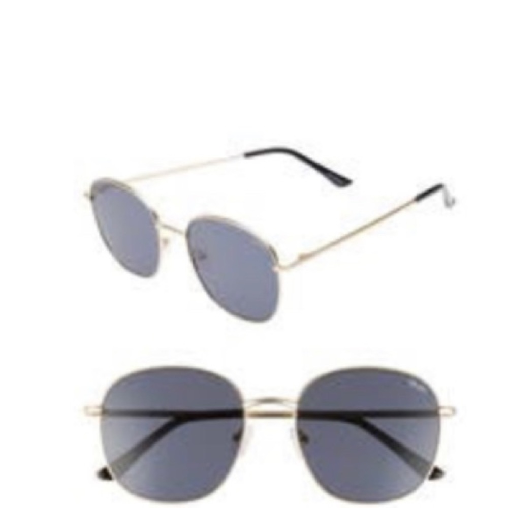 Quay Jezabell 57MM round sunglasses